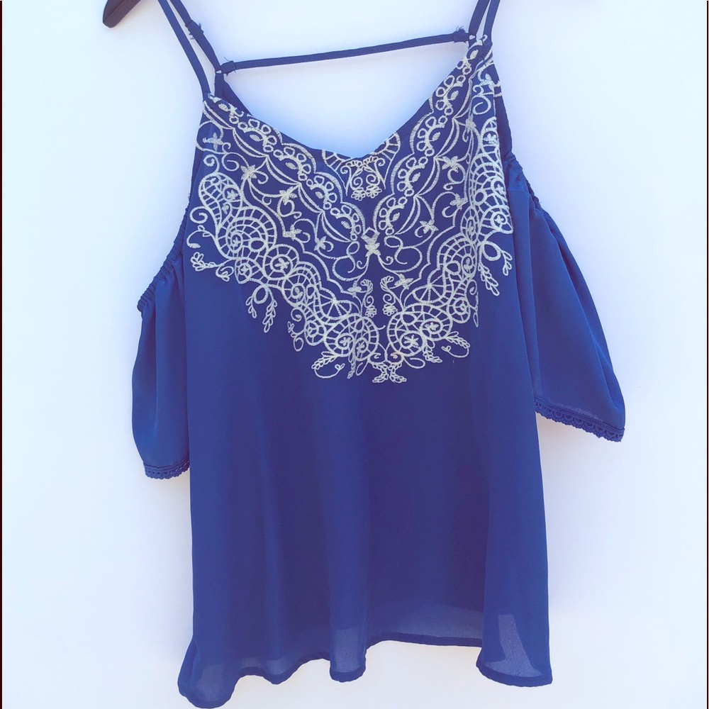 Cold shoulder blouse